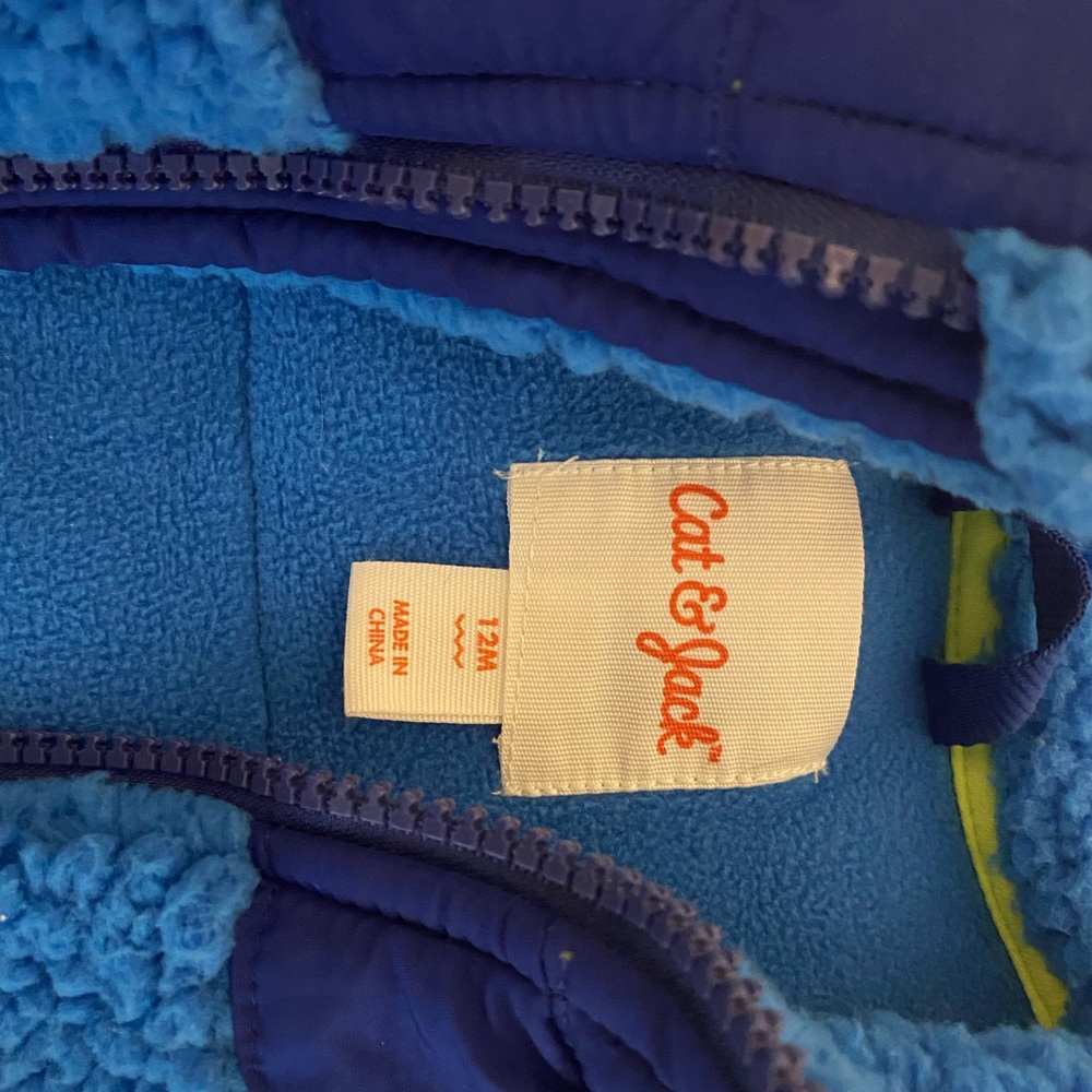 Blue Cat and Jack Jacket. Size: 12m